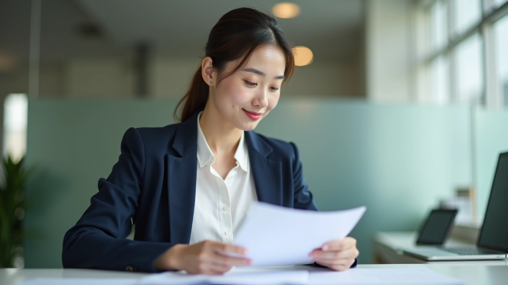 Financial advisor reviewing budgeting analysis document