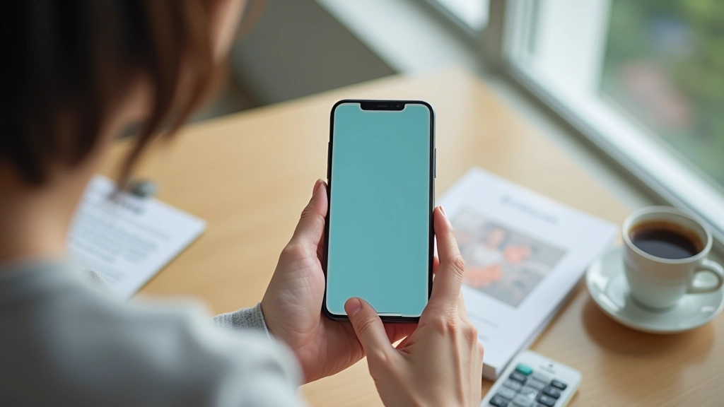 Mobile phone displaying high-yield savings account balance and interest earnings